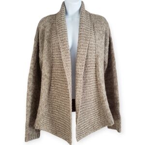 NWOT Fenn Wright Manson beige tan crochet wool open front jacket Womens …